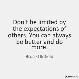 quote about expectations